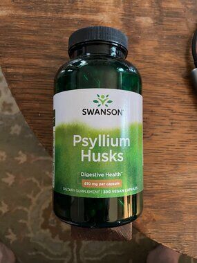 Swanson Psyllium Husk Capsules~NEW/UNOPENED/300 caps